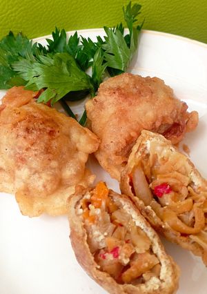 Foto resep Tahu Mercon isi Jamur