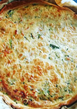 Une photo de Quiche aux courgettes râpées et saumon fumé