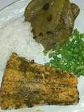 Salmón al pesto