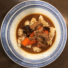 A picture of Polish Duck Soup (Czarnina).