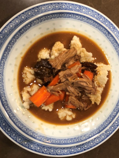 A picture of Polish Duck Soup (Czarnina).