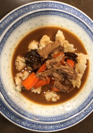 A picture of Polish Duck Soup (Czarnina).