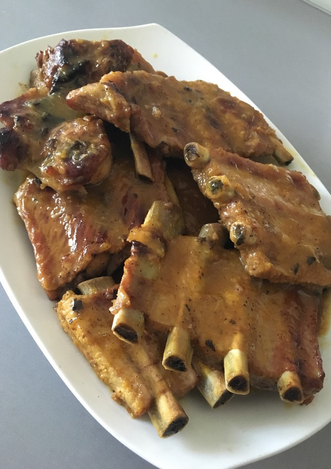 Una foto de Costillas a la naranja