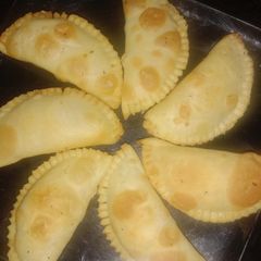 A picture of Gujiya (Nariyalwali).