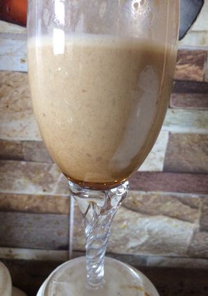 صورة لوصفة زبادو المانجو والتمر 🍹🥛والشوفان