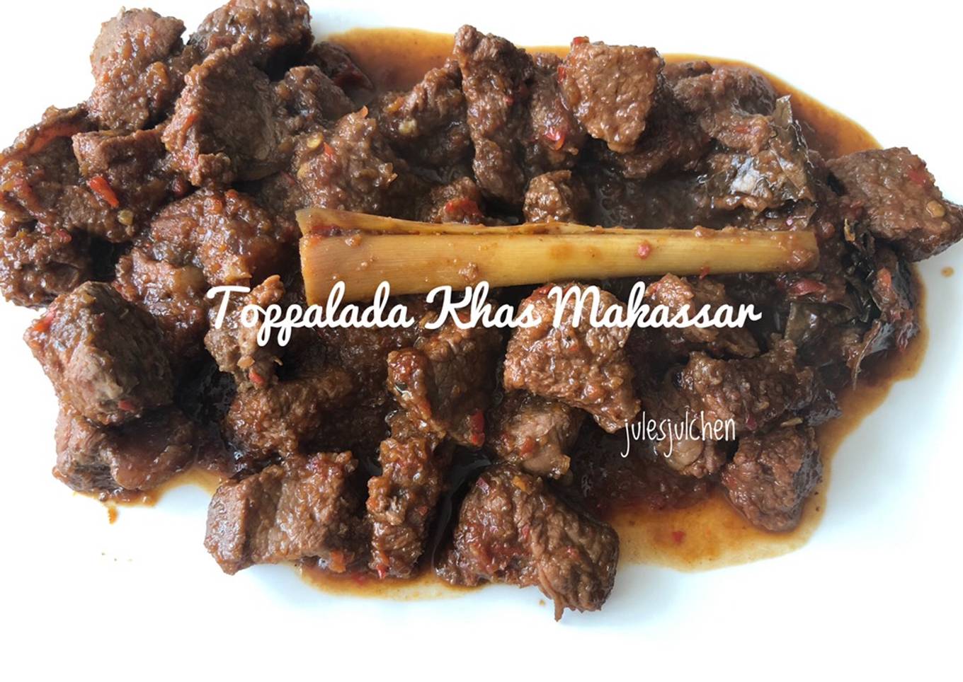 Toppalada/ Tappalada rendang khas Makassar