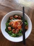 Bún Chả Giò (Vietnamese Noodle Salad with Egg Rolls)