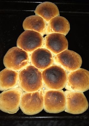 Una foto de Pirámide de pancitos caseros 🤩