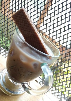 Foto resep Es coklat cincau