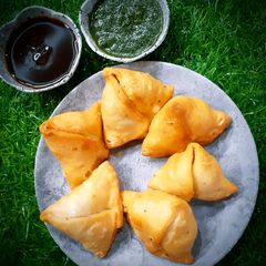 Punjabi Samosa A picture of Punjabi Samosa.
