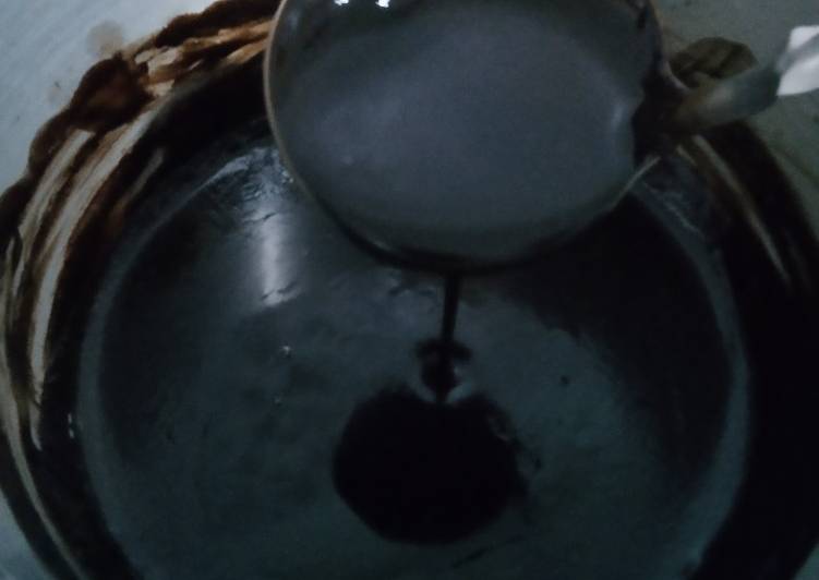 Glaze coklat