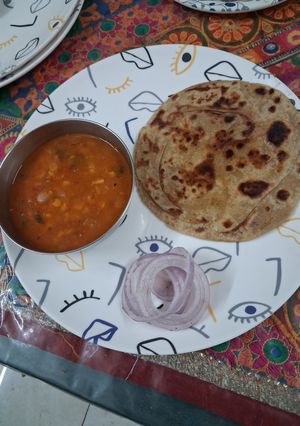 चना दाल और लच्छा पराठा रेसिपी मुख्य फोटो