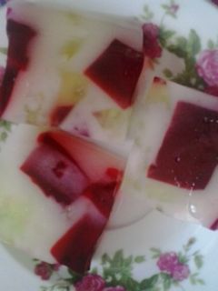 عکسی از دستور ژله خرده شیشه