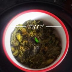 Beans sabzi A picture of Beans sabzi.
