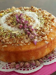 صورة لوصفة كيكة جوز الهند الهشة