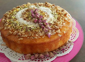 صورة لوصفة كيكة جوز الهند الهشة