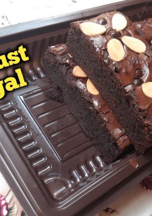 Foto resep RESEP Fudgy brownies shiny crust