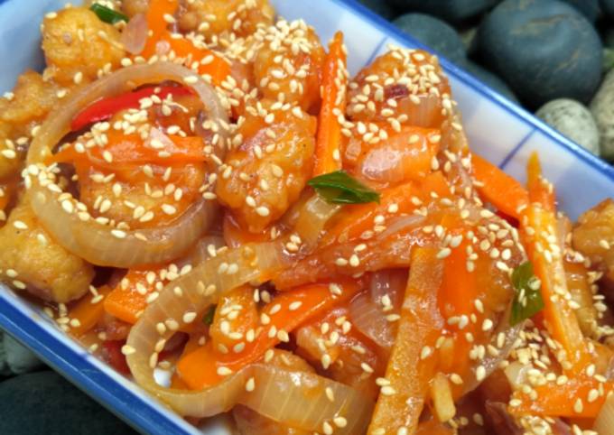 Resep Ayam Goreng Tepung Asam Manis Anti Gagal