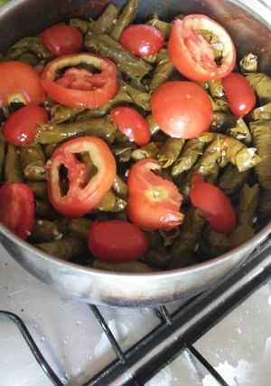 صورة لوصفة ورق عنب بالدجاج