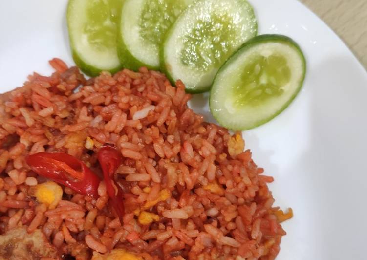 Langkah Mudah untuk Membuat Nasi Goreng Merah khas Surabaya, Sempurna