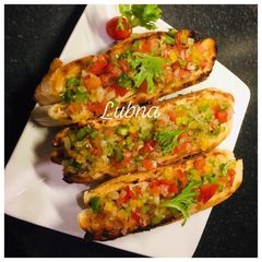 A picture of Bruschetta.