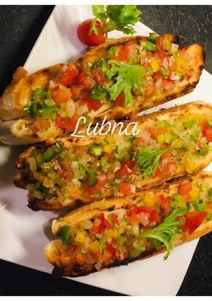A picture of Bruschetta.