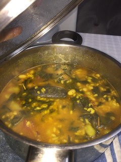 Una foto de Arroz con acelgas
