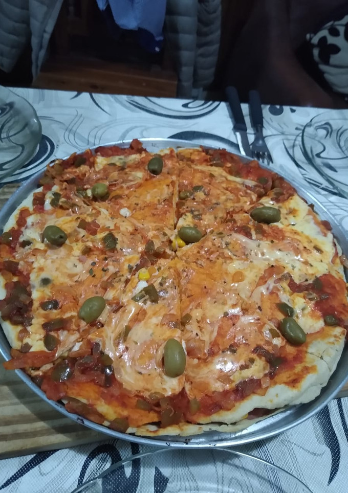 Una foto de Pizza rellena