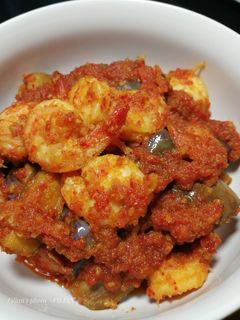 Foto resep Sambal terong udang
