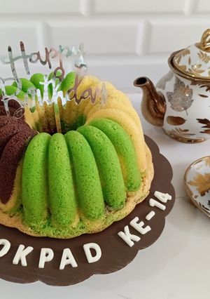 Foto resep 113. Marmer Cake 3 Rasa Ga Berkulit