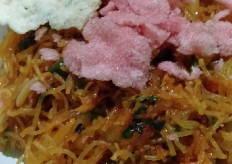 Bihun Soun goreng bersayur Bihun Soun goreng bersayur