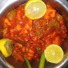 A picture of Chilli paneer.