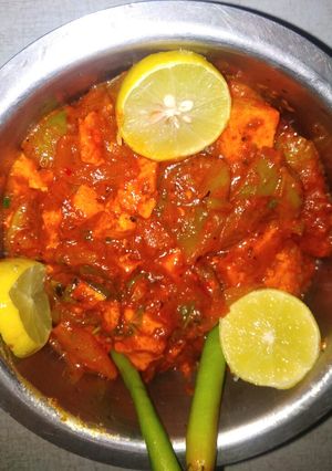 A picture of Chilli paneer.