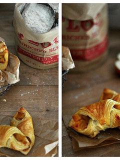 Una foto de Hojaldre con manzana caramelizada