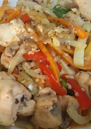 Foto resep Tumis dada ayam paprika