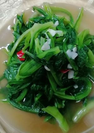 蒜炒A仔菜 的食譜成品照片