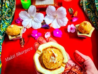बेसन ड्राई फ्रूट चूरमा लड्डू