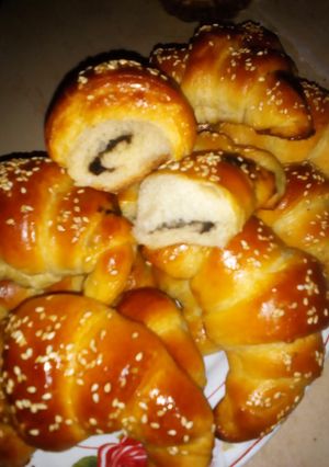 صورة لوصفة كرواسون الماما 😍😍