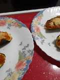Zucchini Stuffed with Cod and Tomato