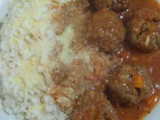 Albóndigas con arroz 🙋🎉