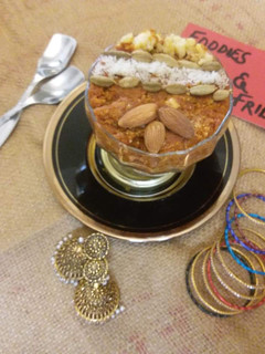 A picture of Gajjar ka halwa.