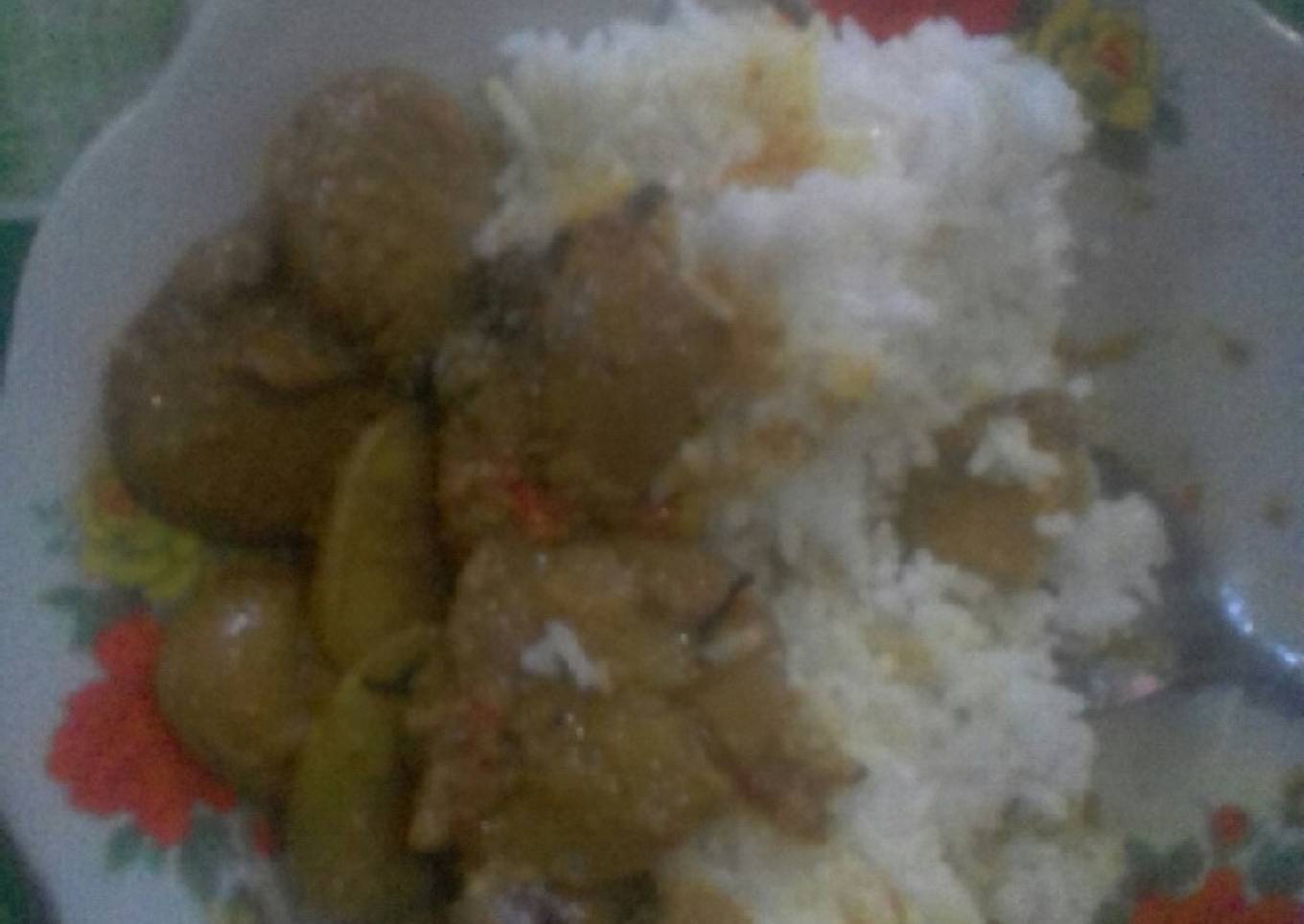 Semur jengkol a la mbok'e fatih