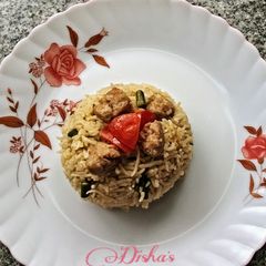 A picture of Soy brown rice.