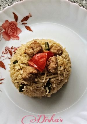 A picture of Soy brown rice.