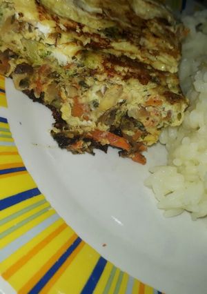 Una foto de Frittata de verduras