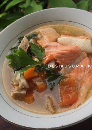 Foto resep Sop Salmon Non MSG