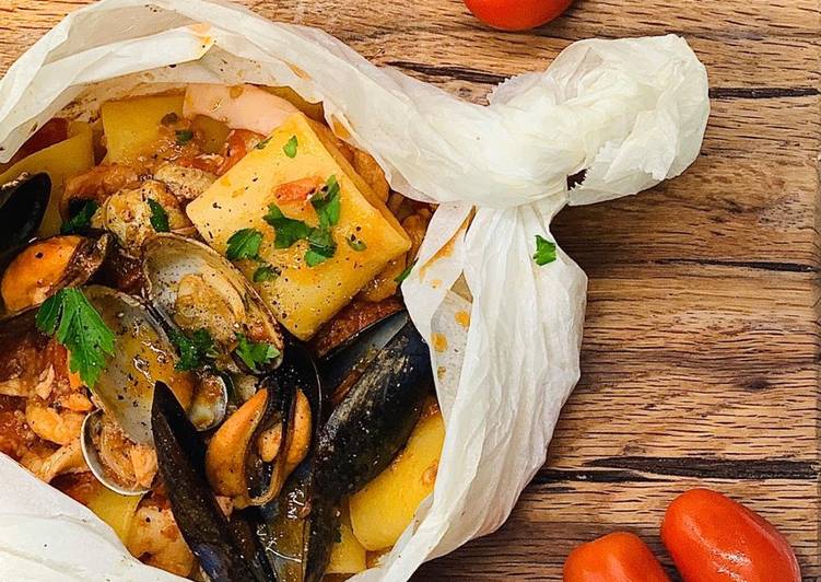 Paccheri ai frutti di mare