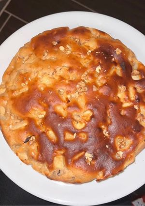 Une photo de Gâteau pomme cannelle noix