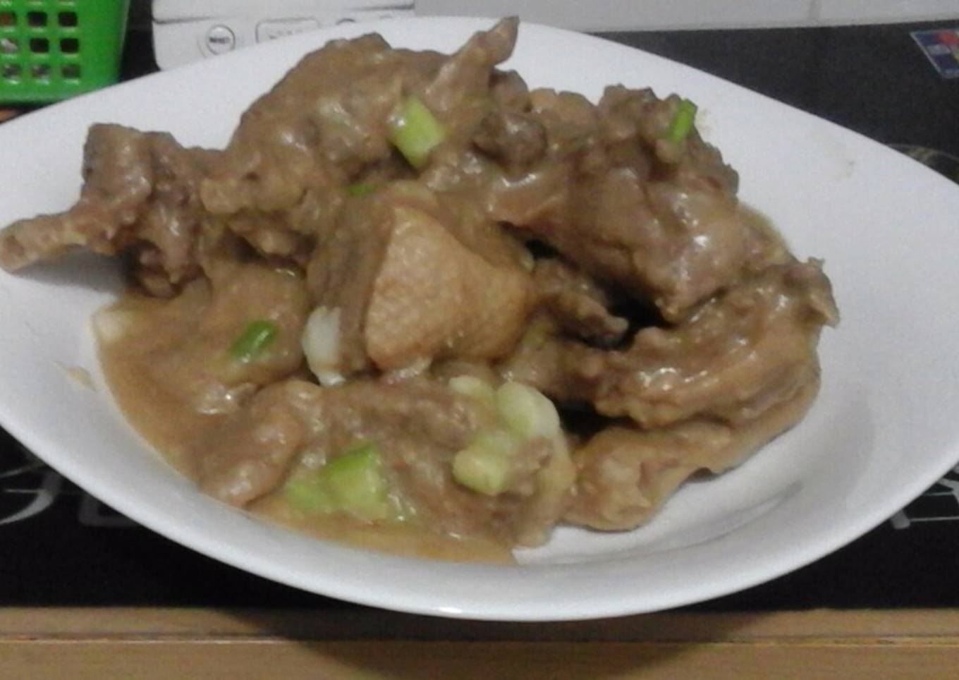 Braised duck with taro