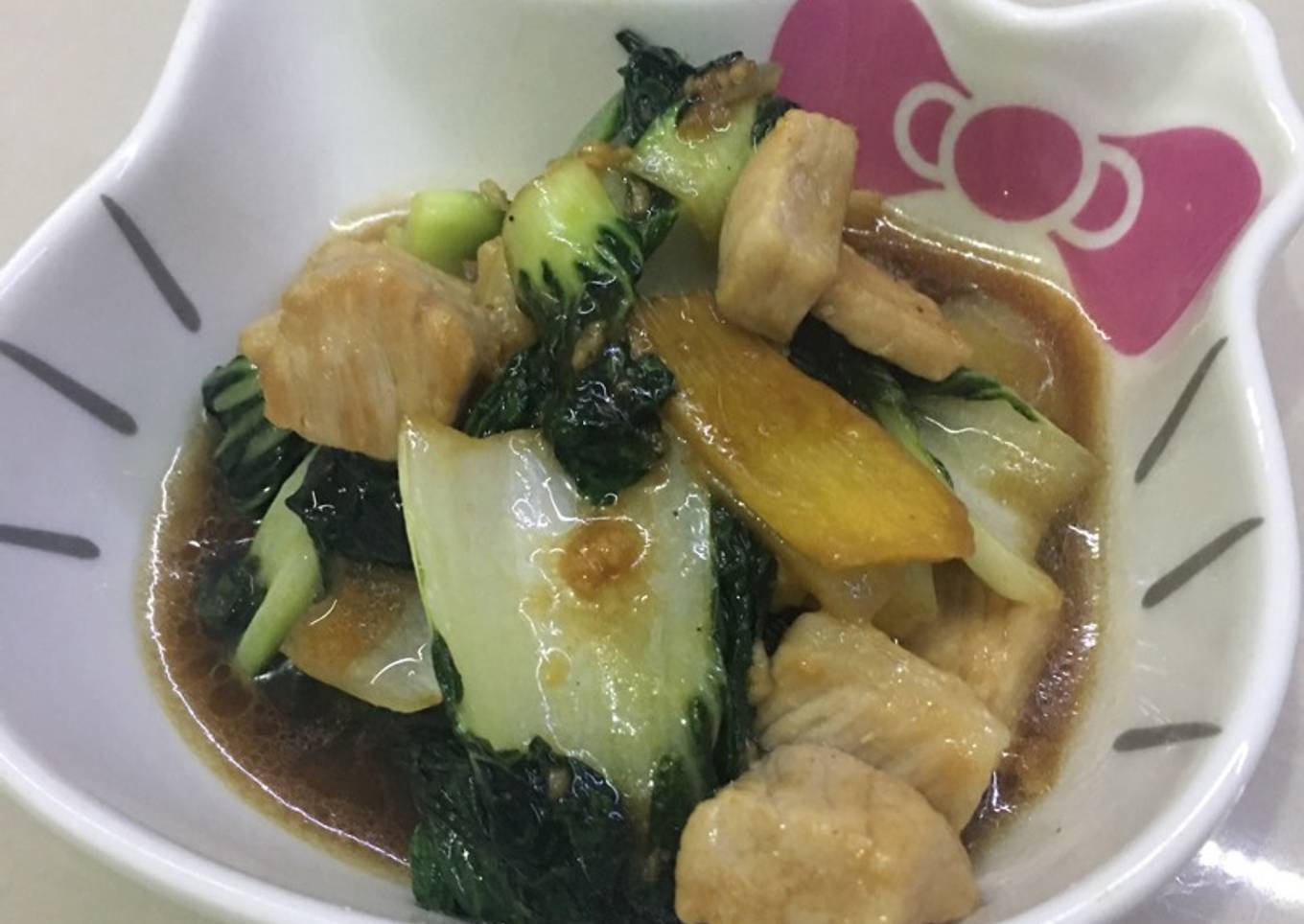 Tumis babi Sayur Topaicay